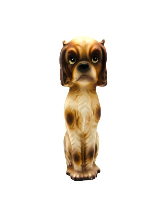 Wales Other - Wales Japan Ceramic Spaniel Dog Sitting Big Eyes Kitsch Vintage MCM 9"